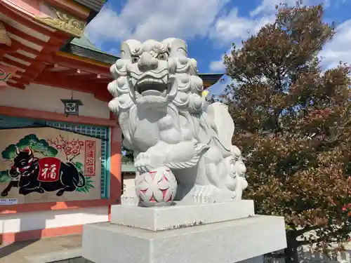 神戸神社の狛犬