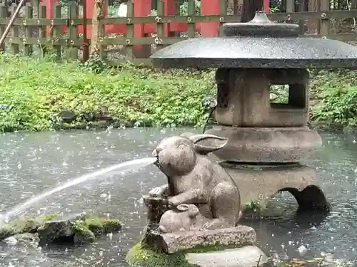 調神社の狛犬