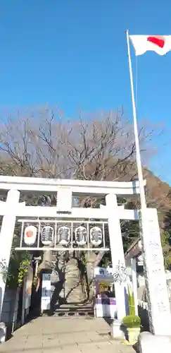 検見川神社の鳥居