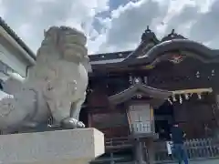 國神神社の狛犬