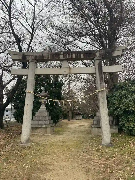 河俣下神社(一色川俣)の鳥居