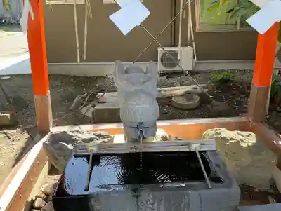 龍ケ崎八坂神社の手水舎