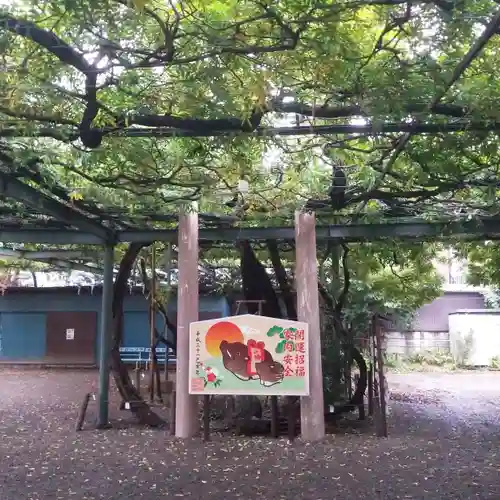 國領神社の庭園