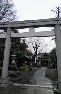 立川熊野神社の鳥居