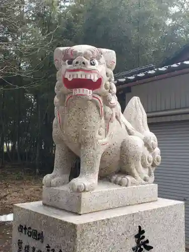 湯崎野神社の狛犬