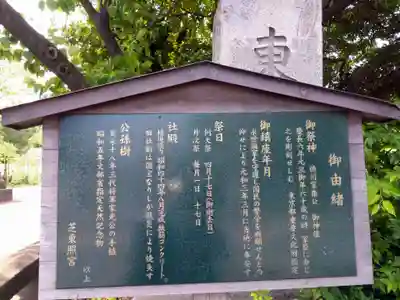 芝東照宮の歴史