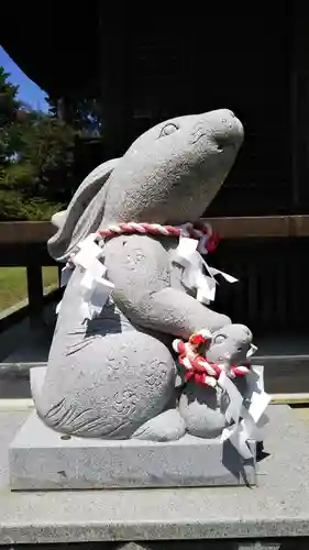 淡海國玉神社の狛犬