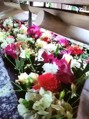 鳩森八幡神社の手水舎