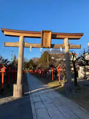 朝日森天満宮の鳥居