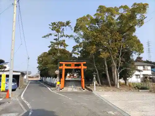 篠目八幡宮の鳥居