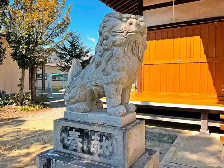 許禰神社の狛犬