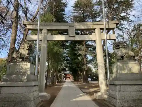 諏訪神社の鳥居