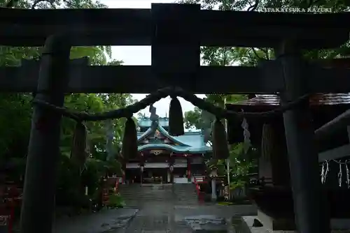 多摩川浅間神社の鳥居