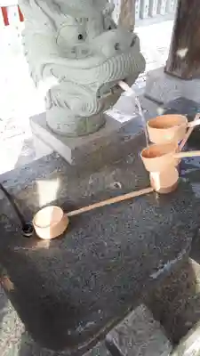 新川皇大神社の手水舎