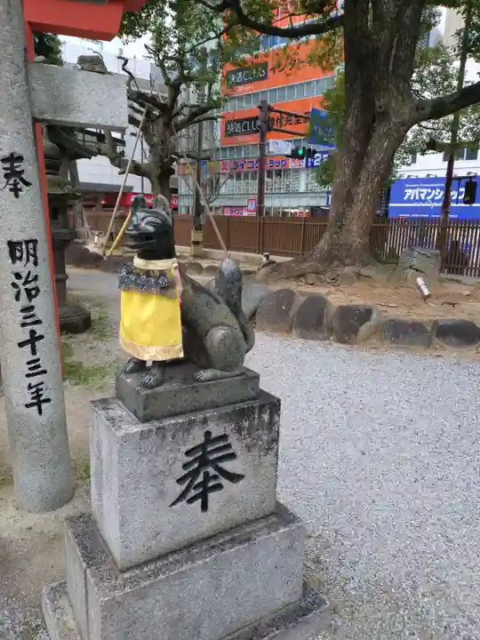 今益稲荷神社の狛犬
