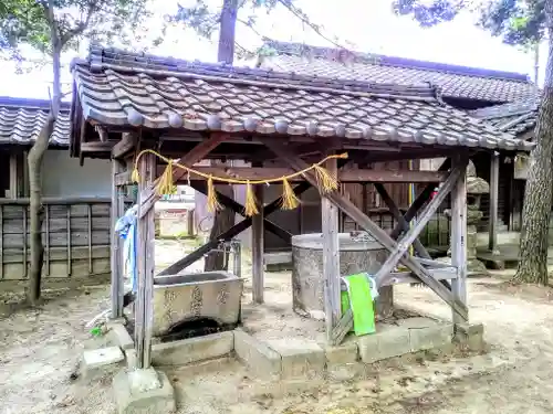 白山社（久沓白山社）の手水舎