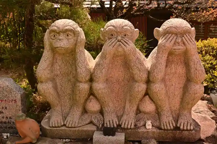 大山神社(自転車神社・耳明神社)の像