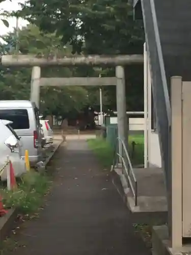 白山神社の鳥居