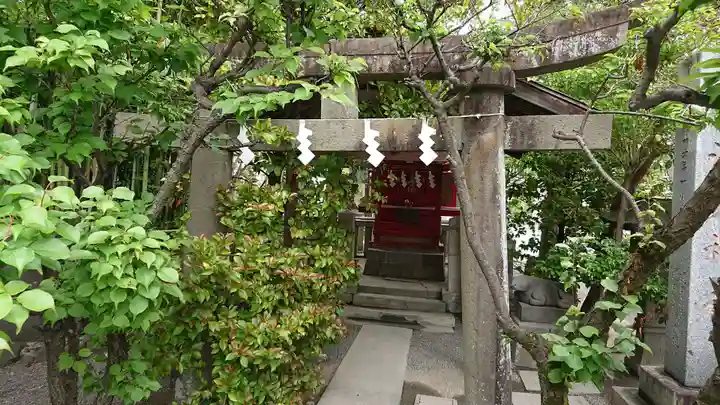 正ノ木稲荷 稲積神社の鳥居
