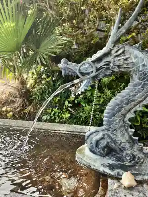 柳澤観音堂の手水舎