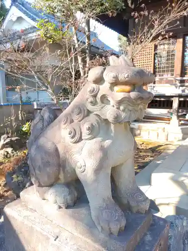 白山神社の狛犬