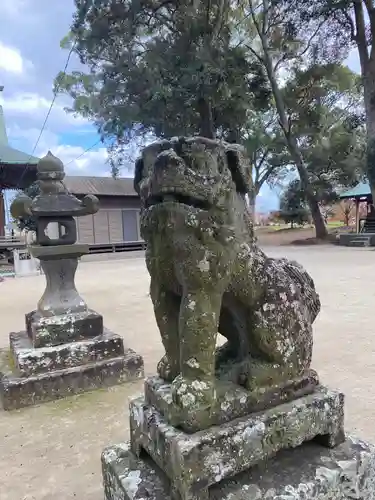 溝口竃門神社の狛犬