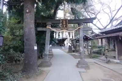 前野熊野神社の鳥居