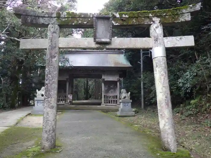 倭文神社の鳥居