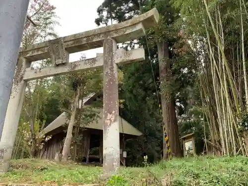 小河大歳神社の鳥居