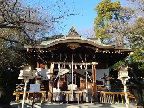 鎮守氷川神社の本殿