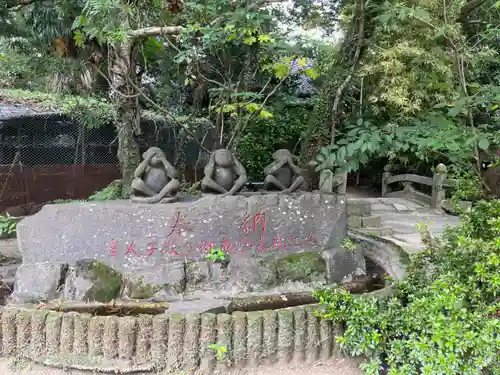 柳川総鎮守 日吉神社の像