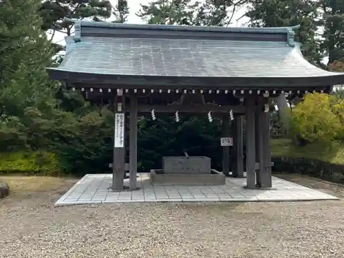 秋田県護國神社の手水舎