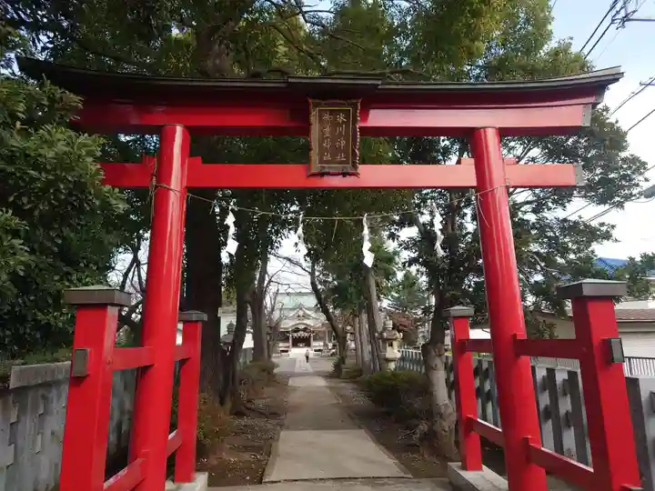赤塚氷川神社の鳥居