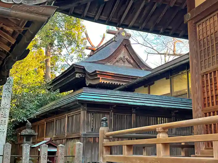宇流冨志禰神社の本殿・本堂