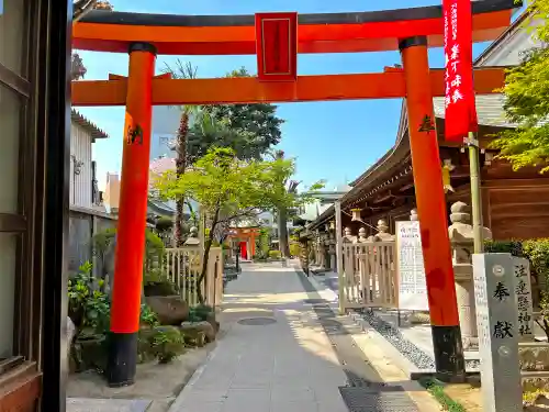 櫛田神社の鳥居