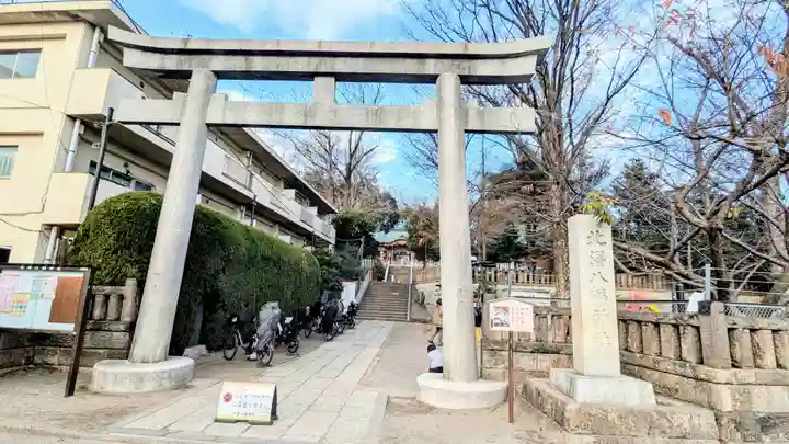 北澤八幡神社の鳥居
