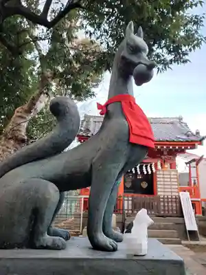 藤神稲荷神社の狛犬