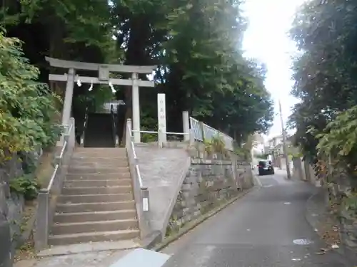 中里神社の鳥居