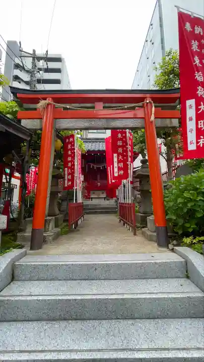 装束稲荷神社(王子稲荷神社境外摂社)の鳥居