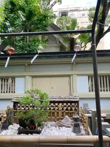 露天神社（お初天神）の庭園