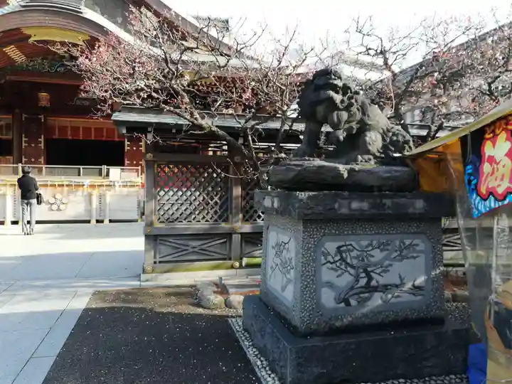 湯島天満宮の狛犬