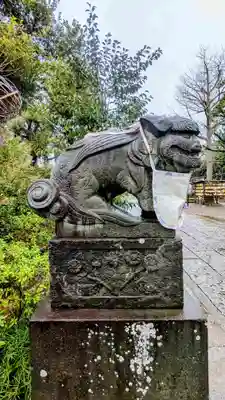 菊田神社の狛犬