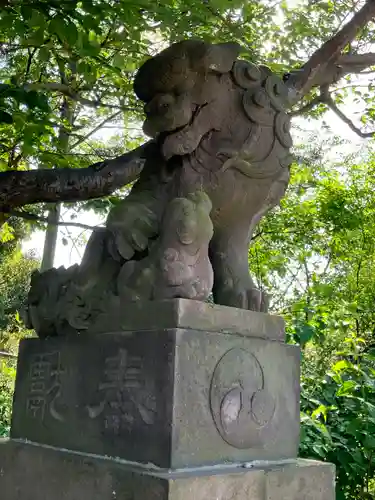 検見川神社の狛犬