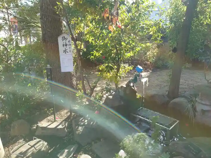 中津瀬神社の手水舎