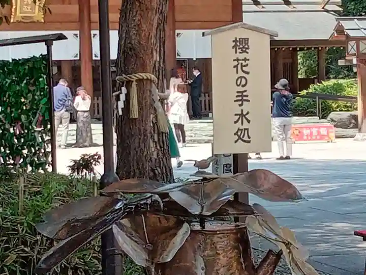 櫻木神社の手水舎