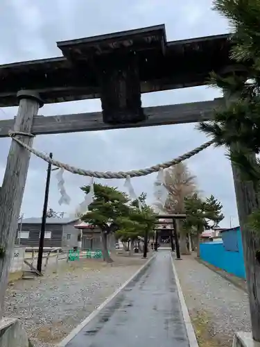 上磯八幡宮の鳥居