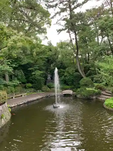 寒川神社の庭園