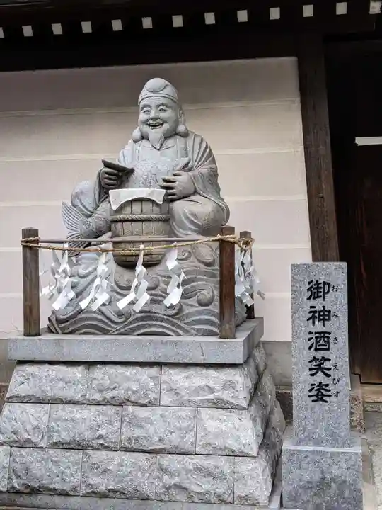 大阪天満宮の像