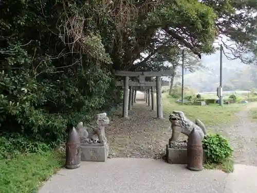 雷命神社の狛犬