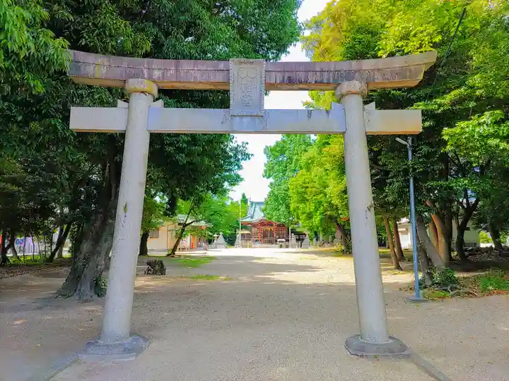 八幡神社(井田)の鳥居